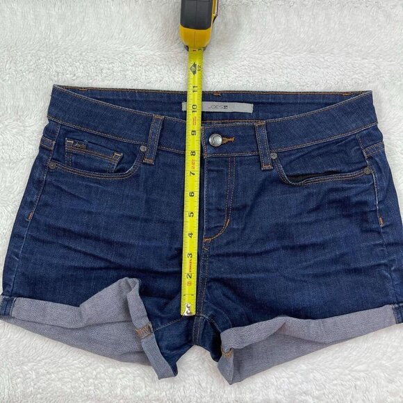 Joe's Jeans Muse Fit Jean Shorts 28 Cuffed Dark Denim - Picture 5 of 6